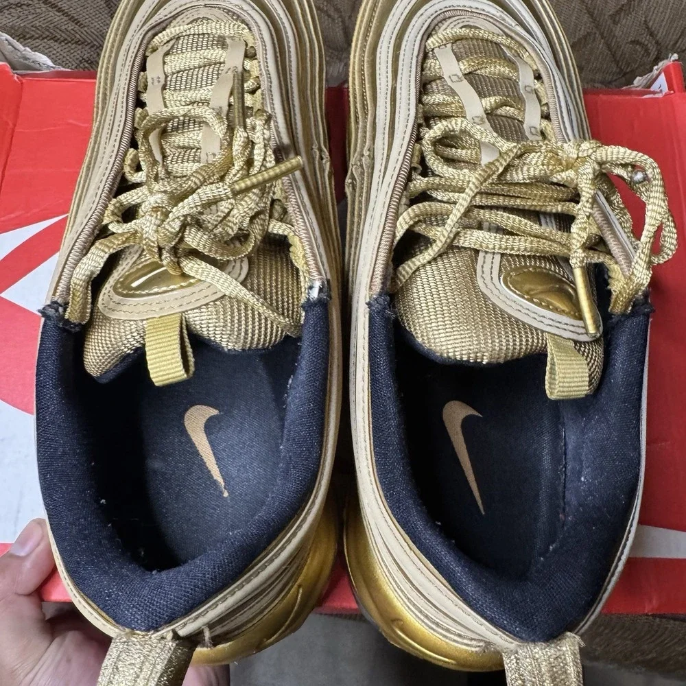 Nike Air‎ Max 97 Olympic Gold Size 11 Great Condition! Pre-owned No Box